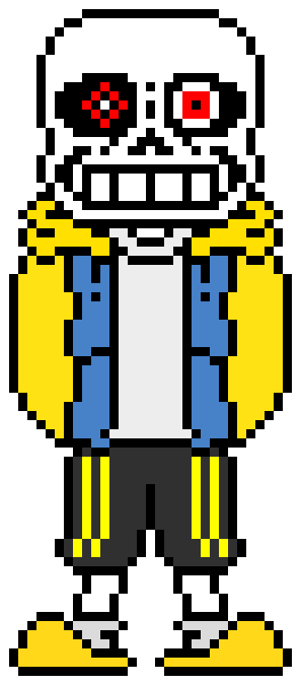 [d6b045] Here's the Sprite (His Right eye is a Demonic Target that Killer Sans.exe doesn't have)