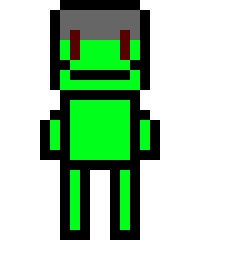 [a49514] *Jay encounters a zombie* Me luvs pumpkenah poih. Gib me pumpkenahah poihah and yoi geet keis.
