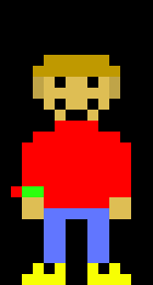 [0f5524] I teleported us back home. I think we are safe... I think we are safe... -Tiny Timmy