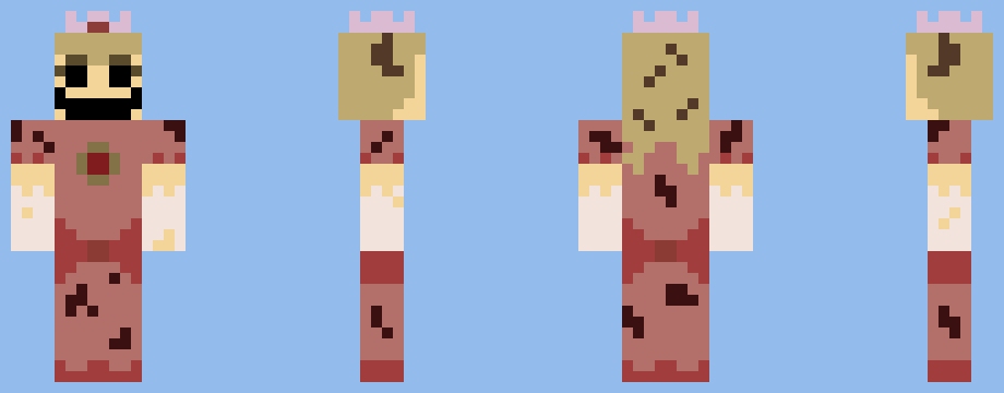 [6bc7be] Minecraft Coronation Day Peach Skin