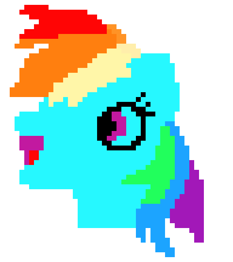 [9664c4] head of rainbow dash