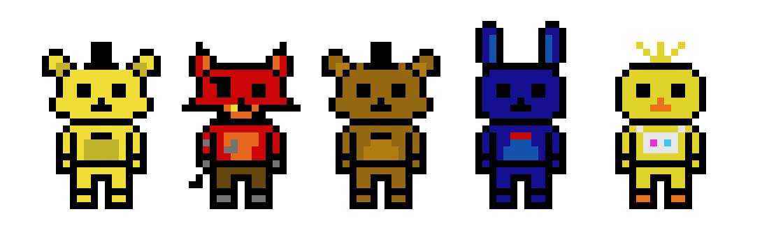 [9664c4] Fnaf 1 (Danganronpa style)