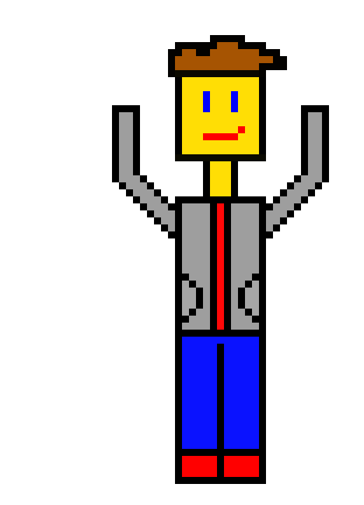 [982a8e] My pixel art character Jumping