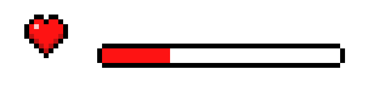 [9664c4] Heart bar