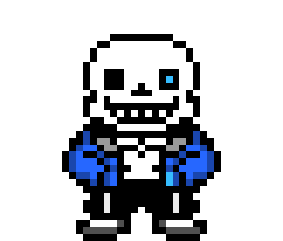 Sans' Sprite (Deltarune-blue magic)