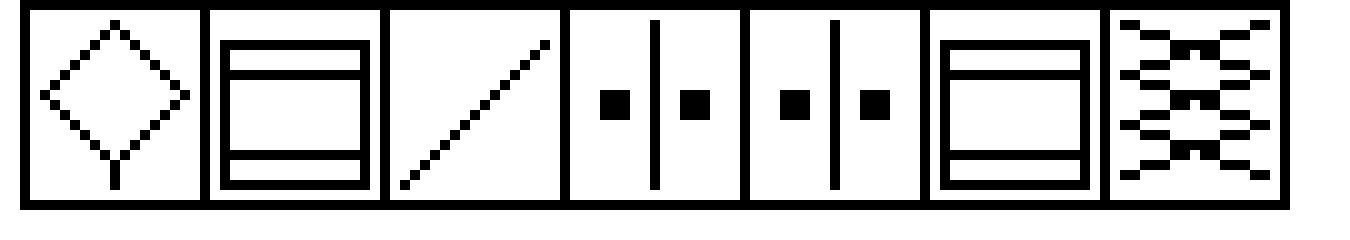 [bce8e5] the actual symbols are "I" "Big" "Name" "Write" "Write" "Big" Past"