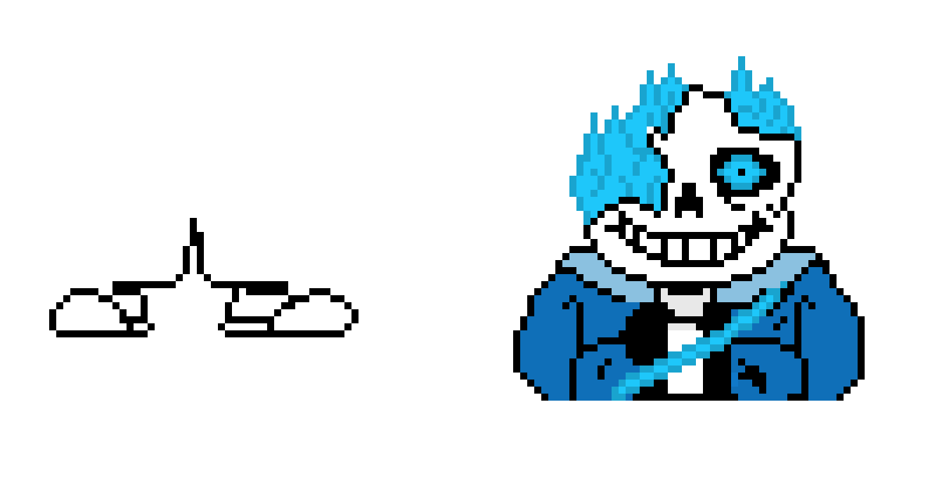 othertale/color sans blue