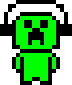 Creeper with headphones