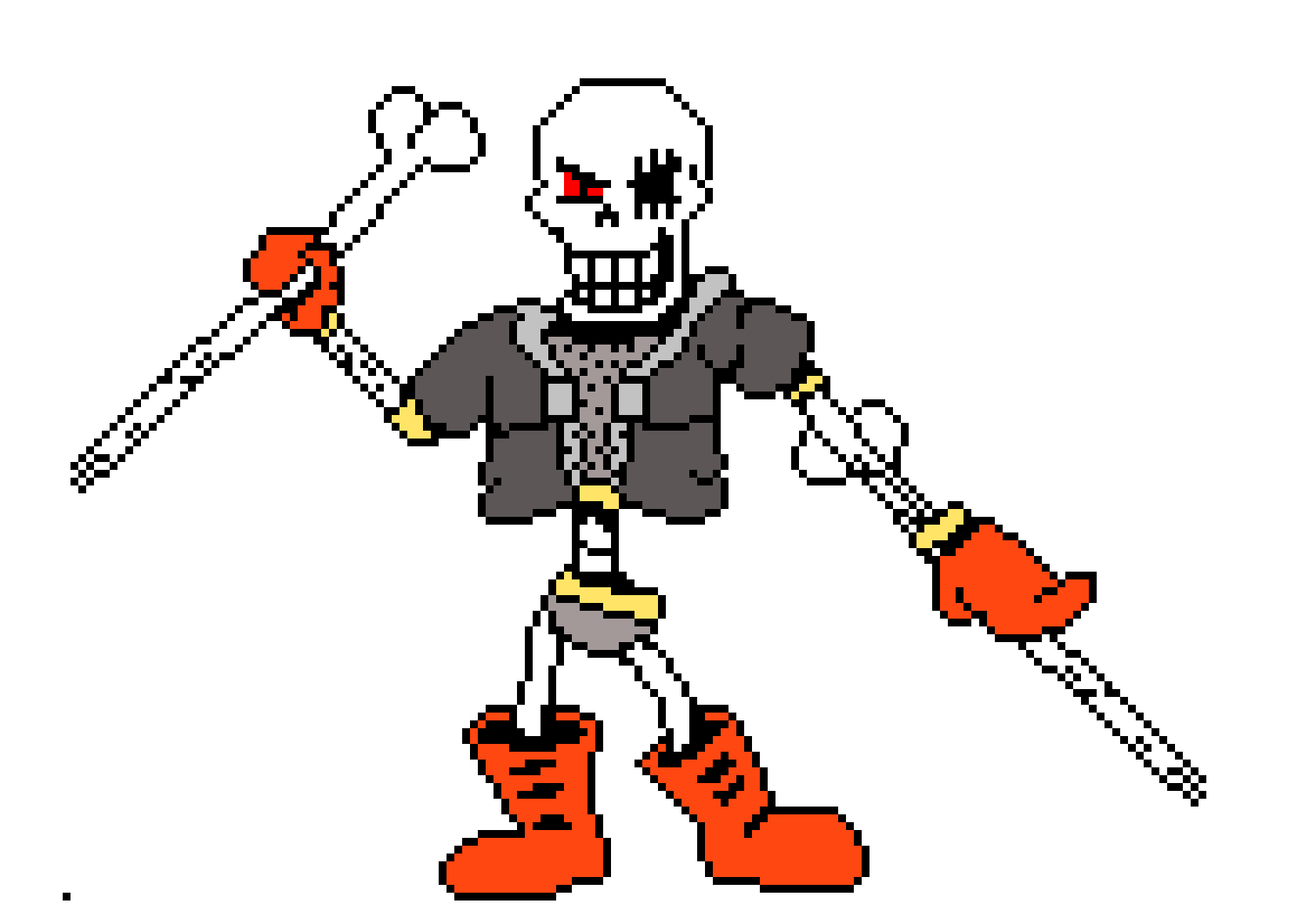 [7e48e2] Disbelief Papyrus Phase 2 Battle Sprite.