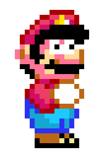 [9664c4] 16-Bit Mario shocked