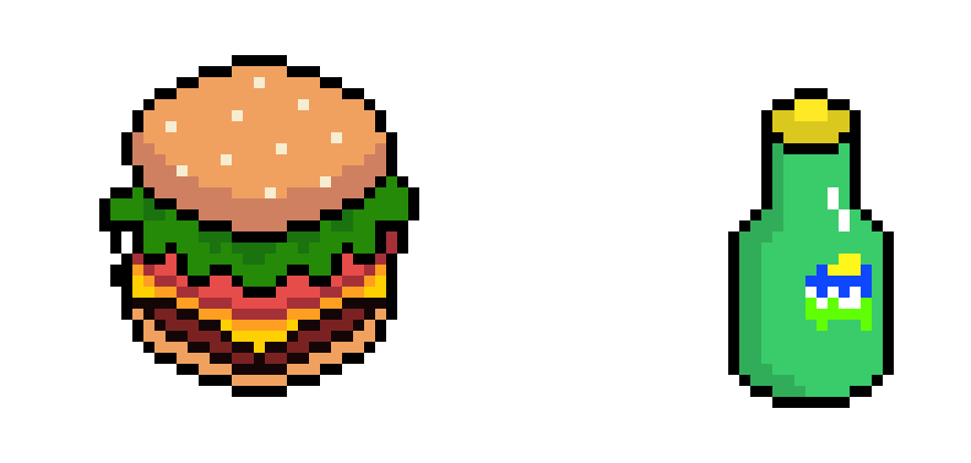 [72c599] Burger TITI AND SPRITE
