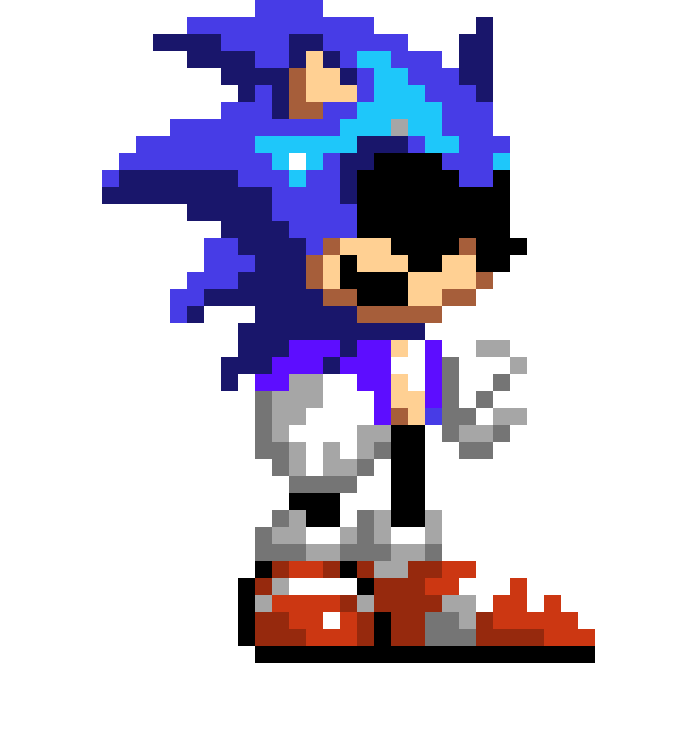 [9664c4] Sonic (Segatale) Sprite - Black eyes