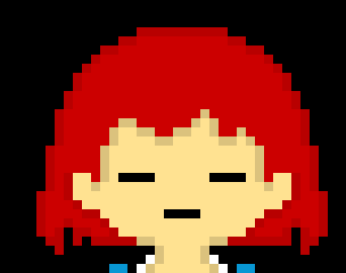 [7c78a2] *Frisk is watching him. She see's that the power is blocked and goes to unblock it, accidentaly making sans jump*