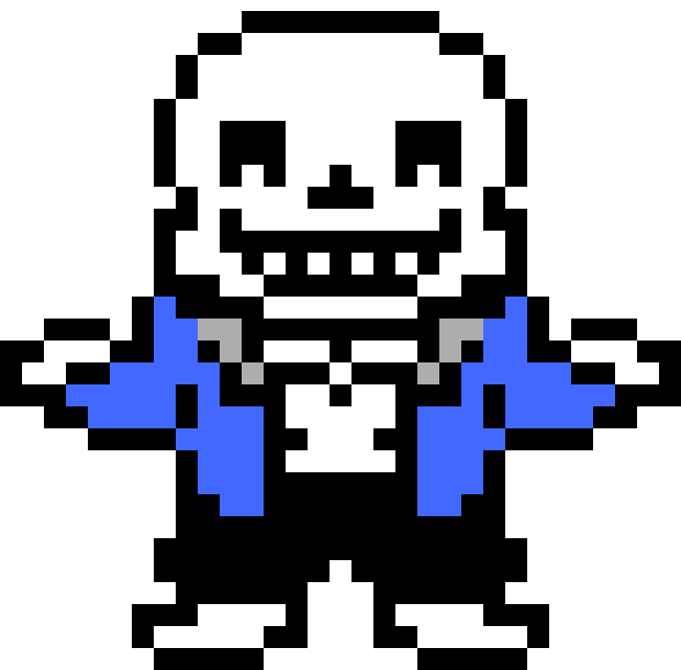[b40407] Sans Sprite (shrug(free 2 use))