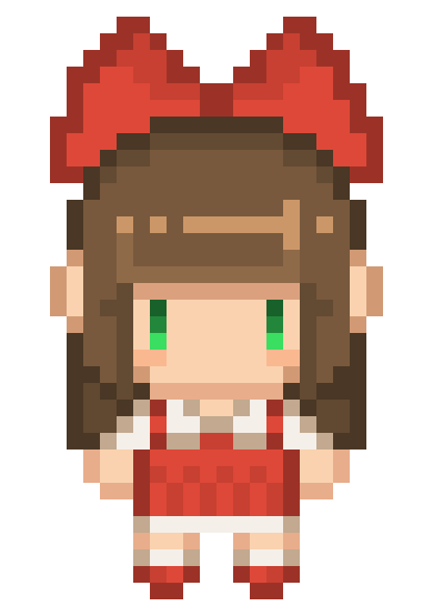 [beb55d] red bow