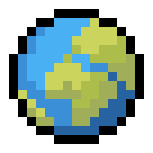 [c1c303] Earth Pixel Art