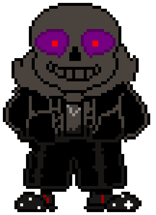 [9664c4] shadowtale Sans with purple eyes i guess