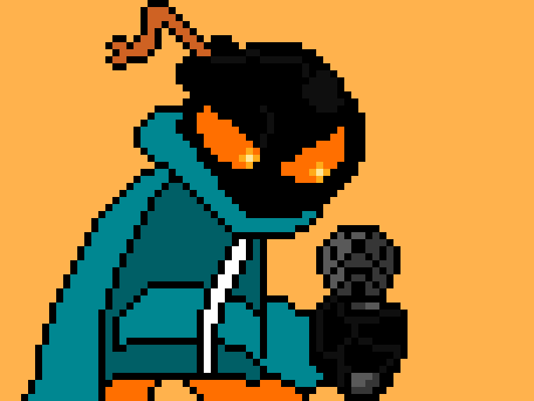 [d0ac6b] .............. *looks at Boyfriend and bonks him on the head* quit being a baby *walks off*-Whitty (Psycho/Nexus)