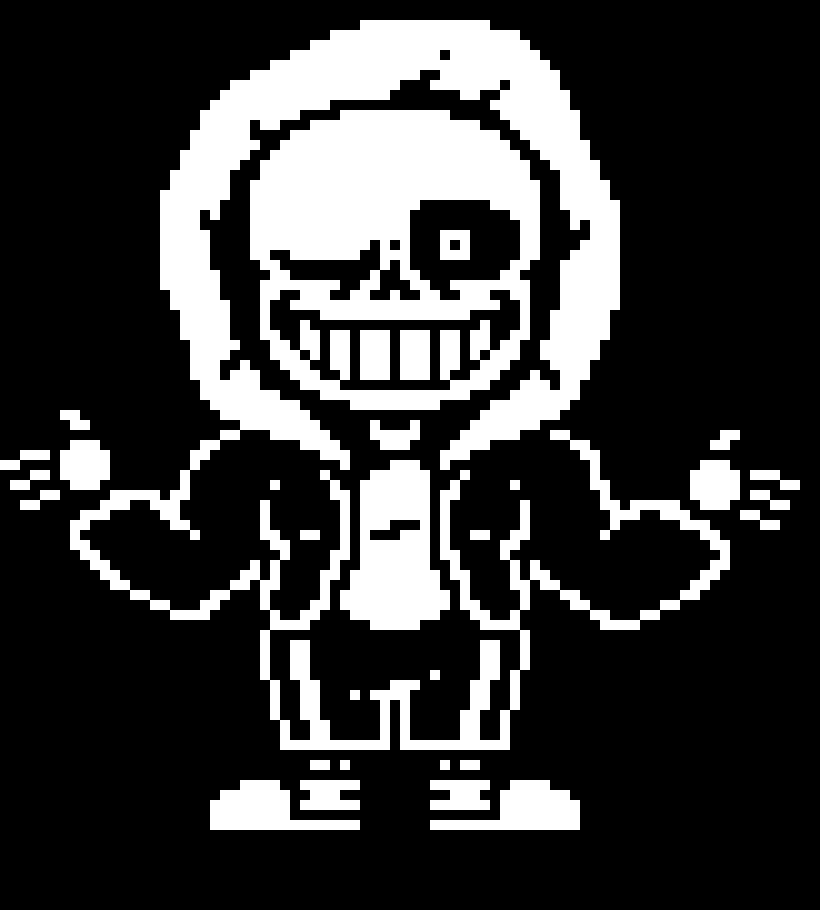 sans understail phase 1 battle exprecions
