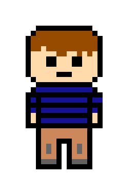 [6d3535] Danganronpa Pixel Sprite Base