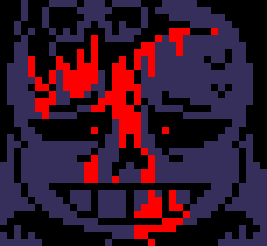 [7ce906] *(Demented sat there, unresponsive.) -HorrorTale Sans