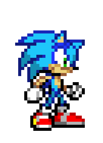 [da8b4b] Max the hedgehog PixelArt