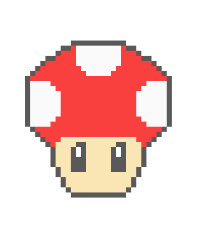 [9664c4] pixel mario mushroom 2
