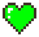 [6dc607] lime heart