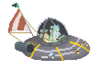 [9664c4] rick and morty spaceship