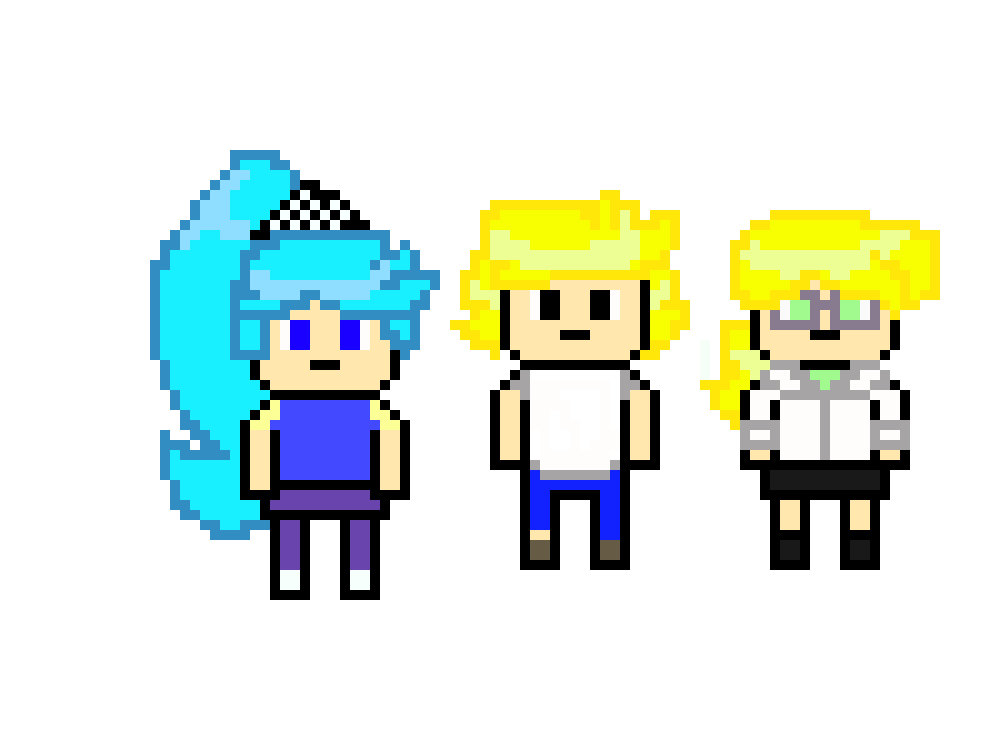 [9664c4] Danganronpa pixel sprite base