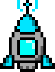 [d9efb3] better rocket (cyan)