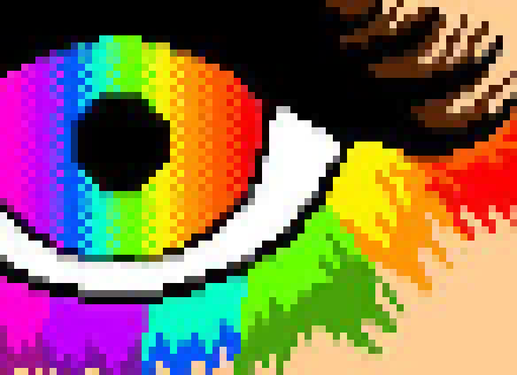 [92bcaf] Hard Pixel Art by Wischki