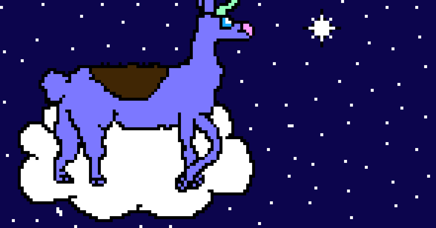 [9664c4] Llamacorn night