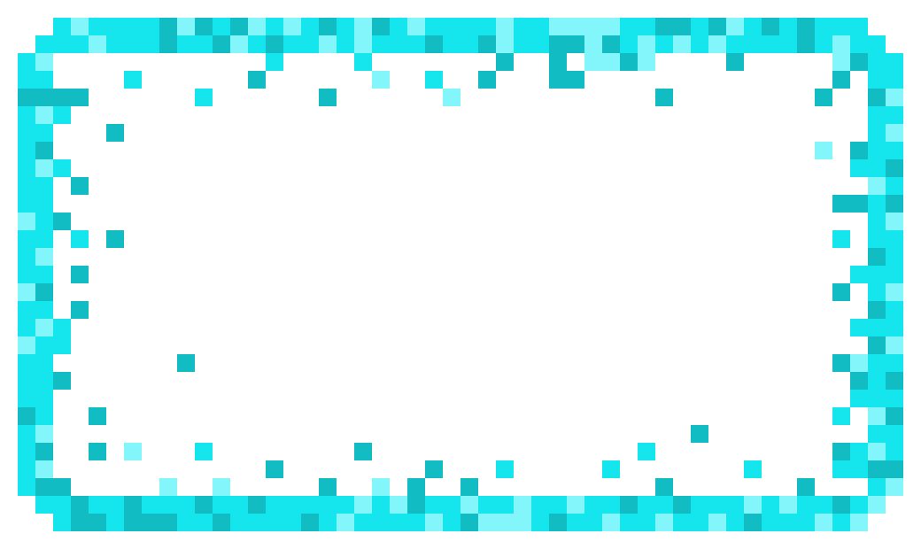 16x9 pixelated border