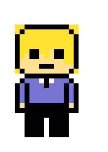 [07f7fb] danganronpa pixel sprite base