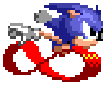 Sonic CD Peel-Out Sprite