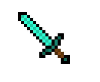 [9664c4] Minecraft Diamond Sword