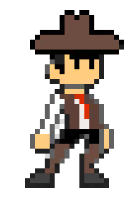 [ea7643] cowboy stand