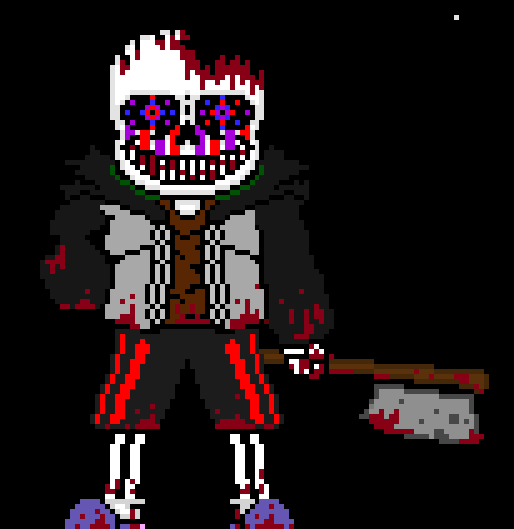 [d959ff] HAAH GOD FUCKING DAMN IT I FINALLY FUCKING DID IT I MADE THE ETERROR SANS INTO TERROR CAFTAR!!!!