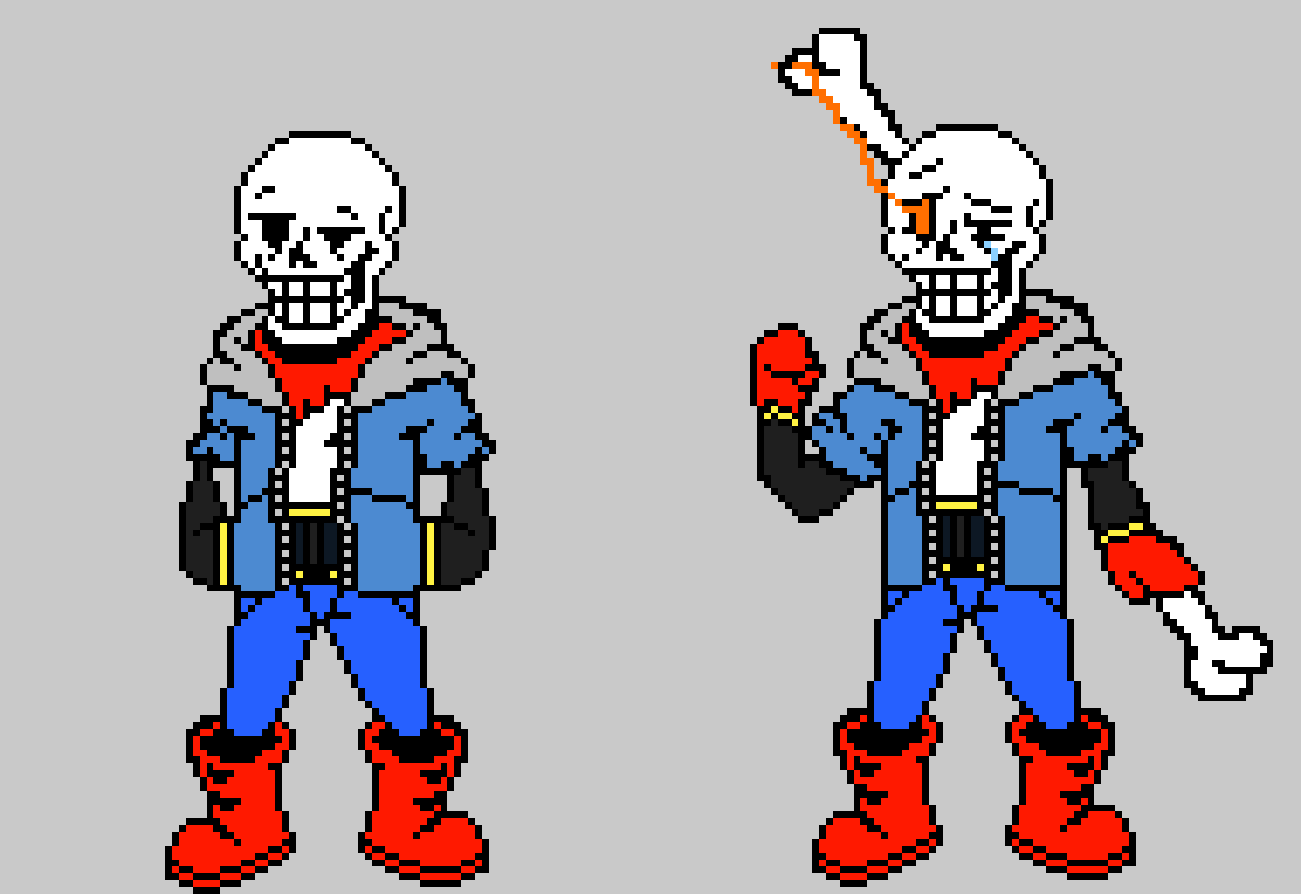 Any AU where Disbelief Papyrus is Sans.
