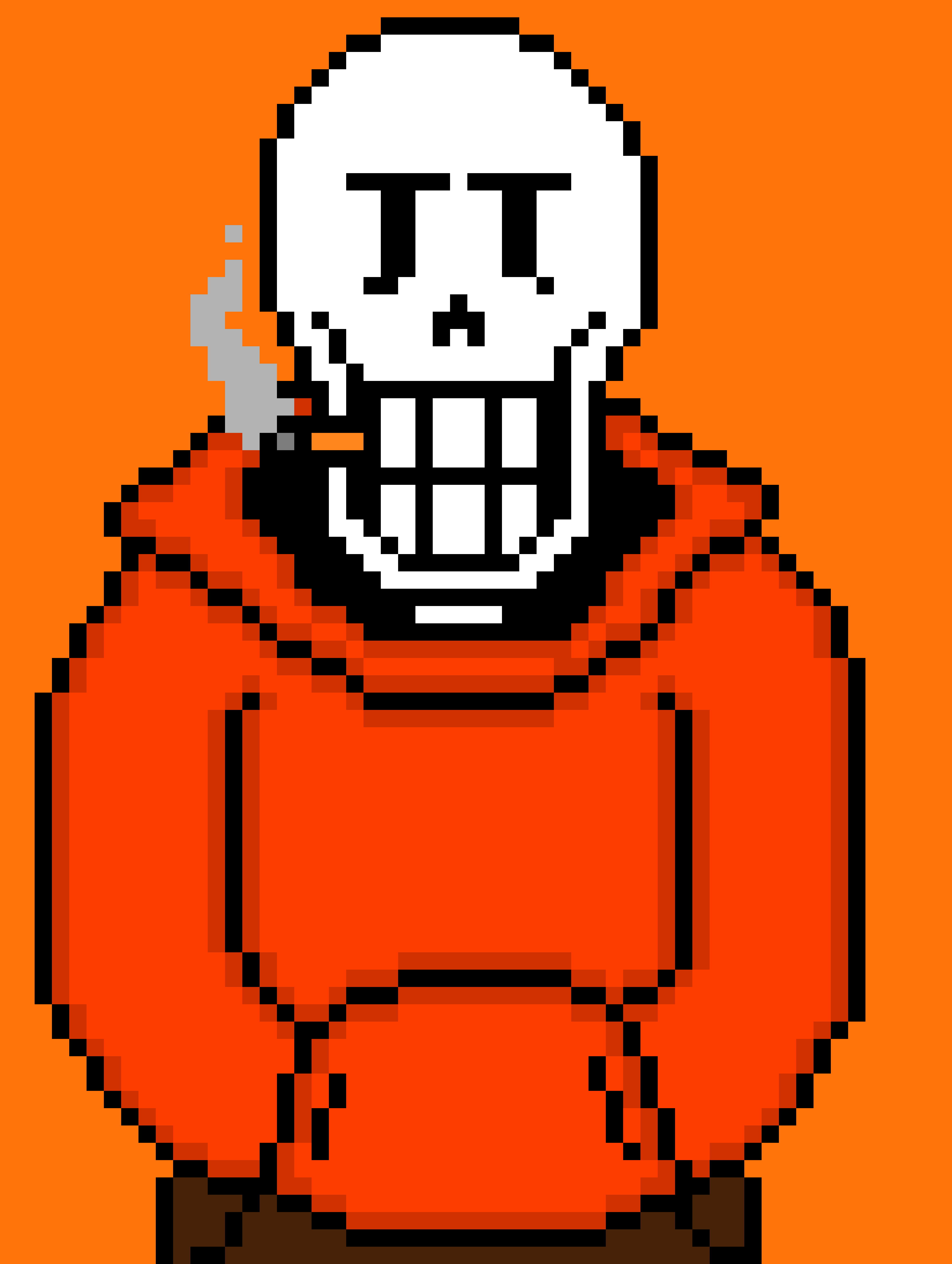 Underswap! papyrus by underpixel (the clothes yes and the papyrus edited head too)