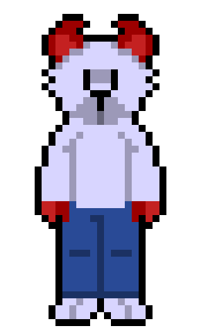 [77b851] ( There, Terrie is done. Next to add a lenny face to Terrie.. and to add warrior. )