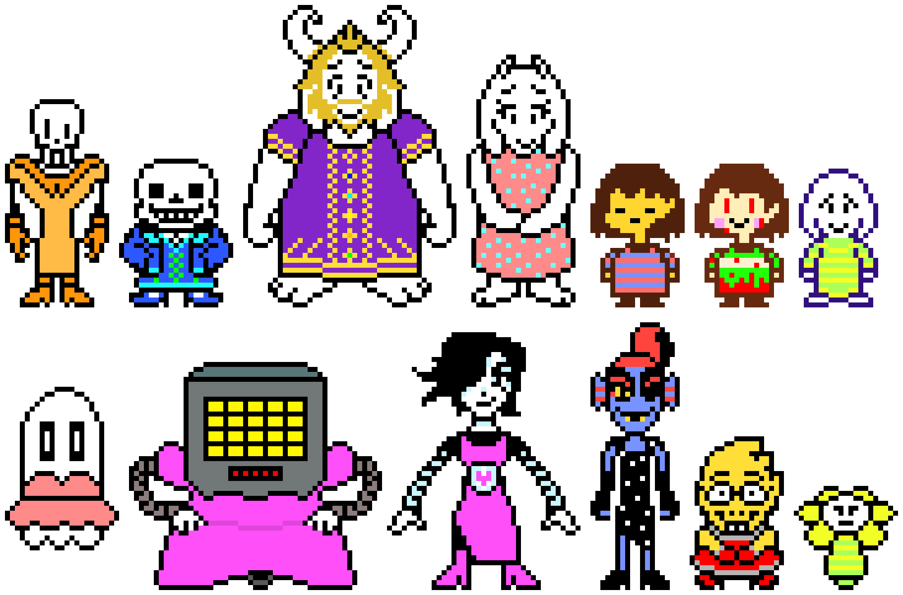 [9664c4] UNDERTALE DRESSES!!
