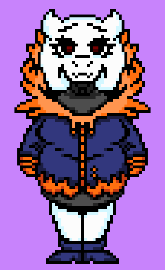 [296dca] Altered Stars - Toriel (Updated and colored)