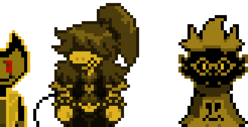 [6c26bc] Inkrune AU: The Ink Gang - Deltarune OCs (Darkworld Ver.)