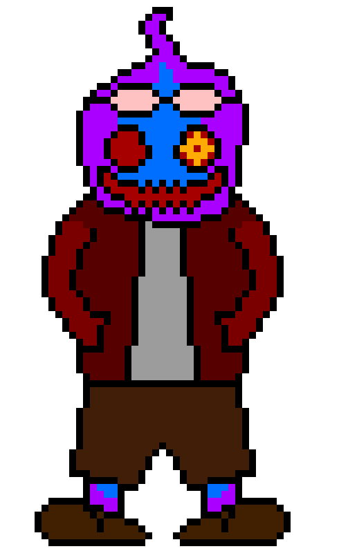 [9664c4] ChangeFell - Grillby Battle Sprite [Coloured]