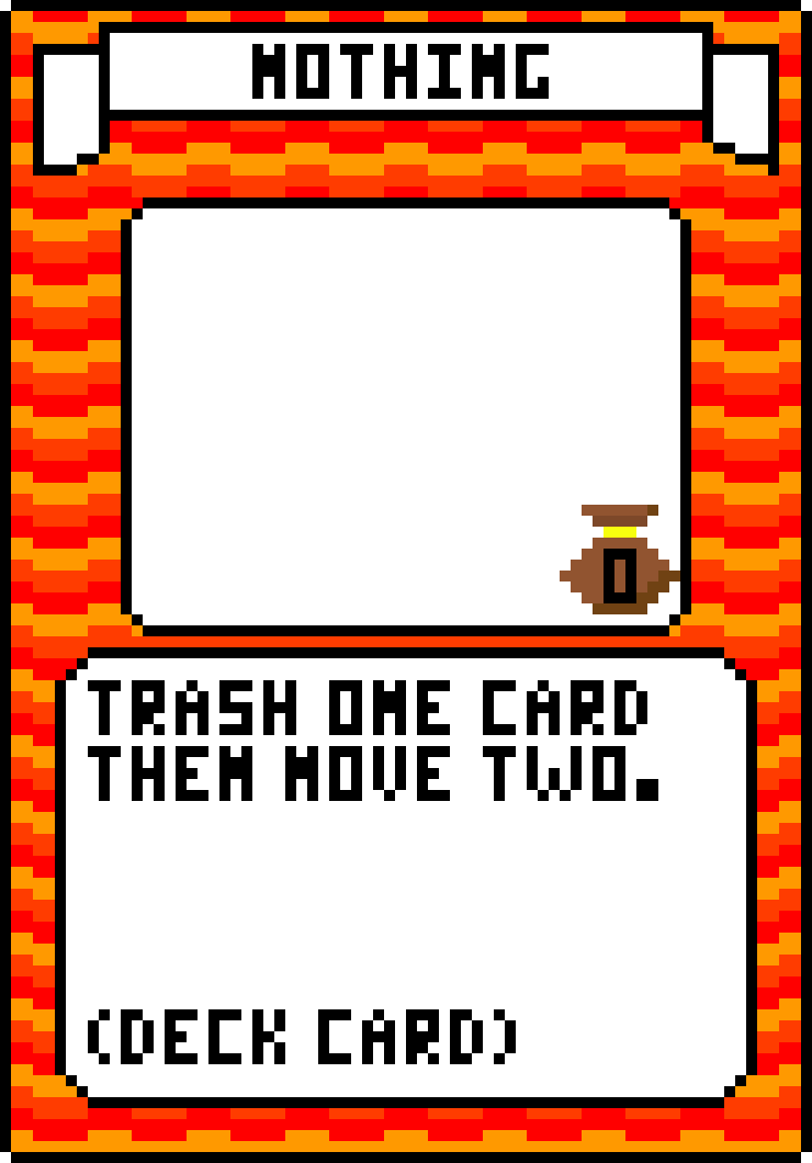 [aca841] Fire Nothing Card