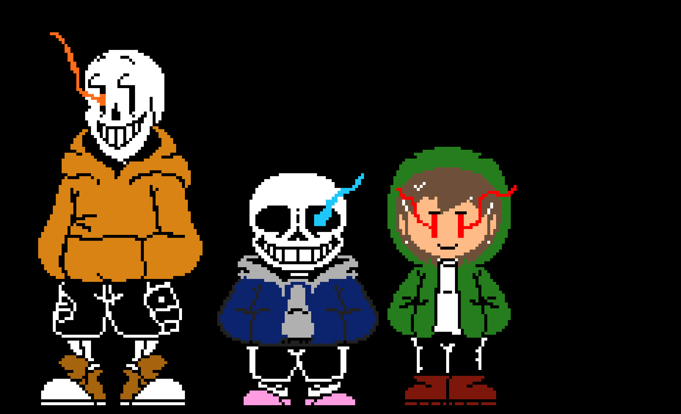 Bad time trio (color)