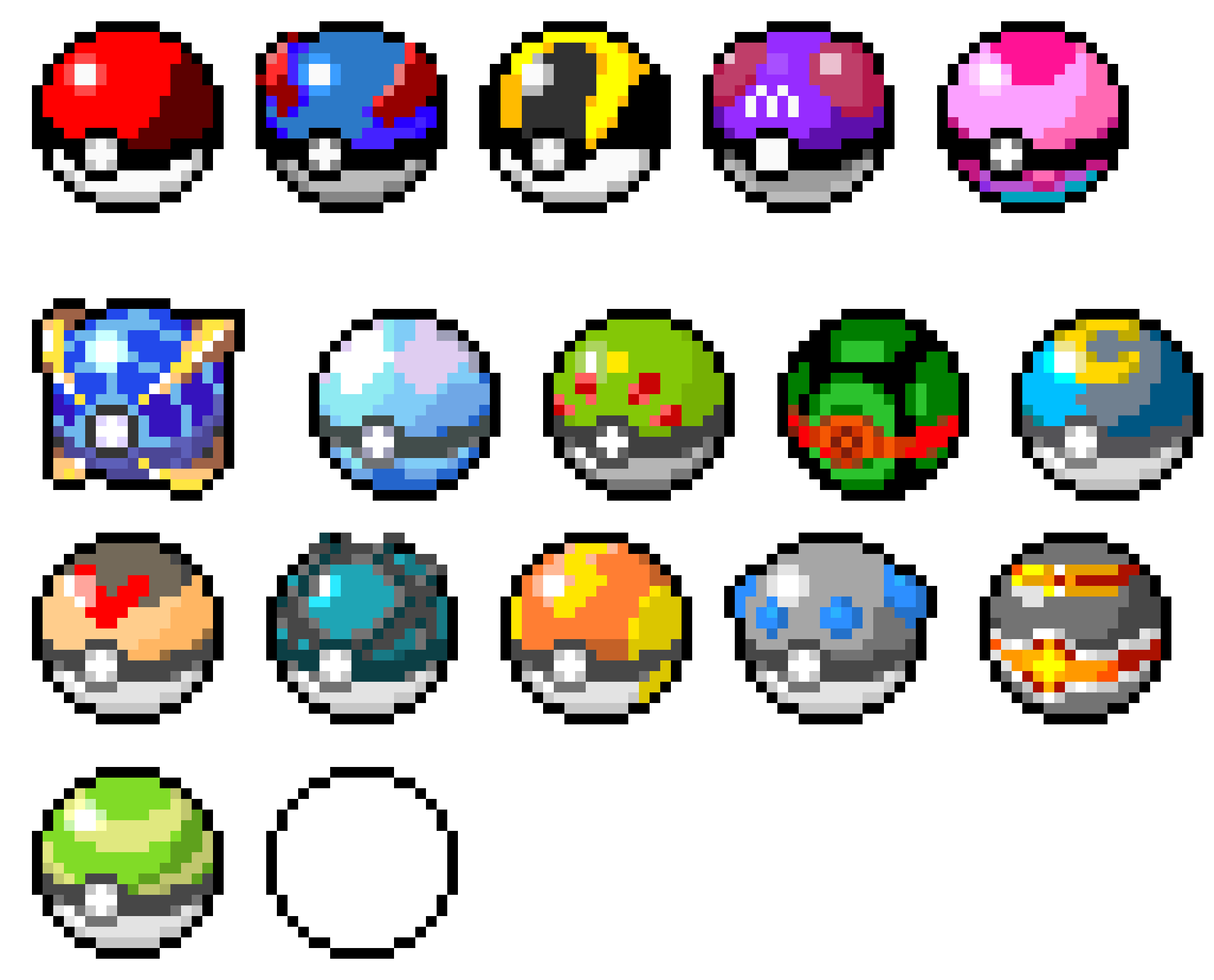 [1857e9] Pokeballs