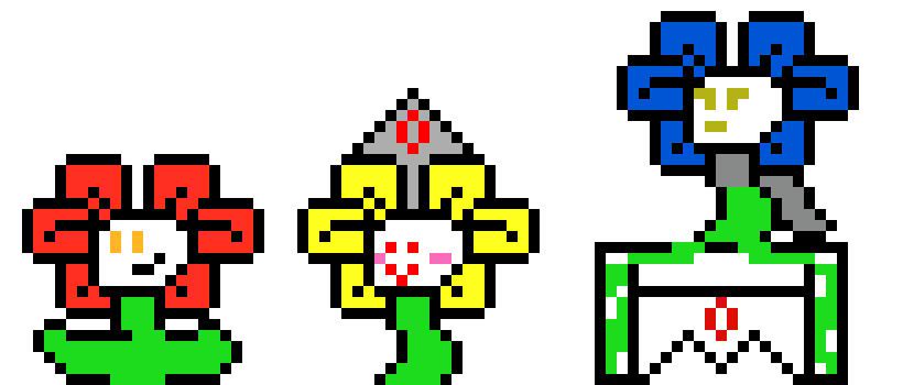 [65ec79] Undertale: Anomalous:Flower battle Sprites